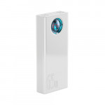 Baseus Digital Display Fast Charging Power Bank 30000Mah White